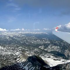 Flugwegposition um 14:57:14: Aufgenommen in der Nähe von Gemeinde Altaussee, Österreich in 2498 Meter